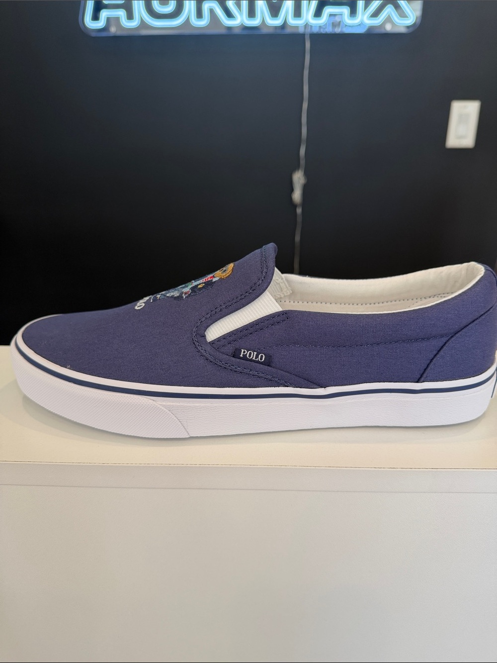 Ralph Lauren Keaton Polo Bear Slip-On Sneaker